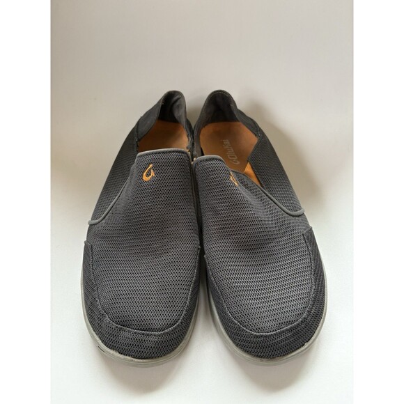 OluKai Nohea Mesh Gray Slip On Sneakers Mens Size 11 Comfort Casual Grey Shoes